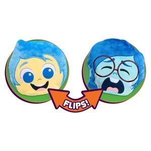 NIP Disney Inside Out 2 Reversible Flip-A-Mood Pillow